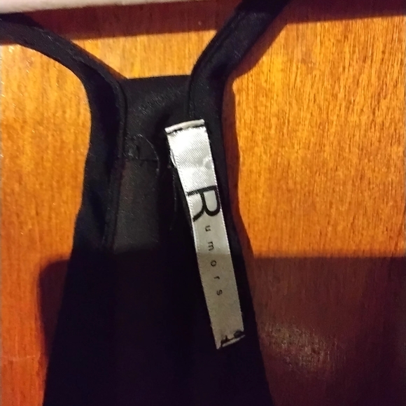 Black Camisole Top with Thin Straps - Picture 4 of 4